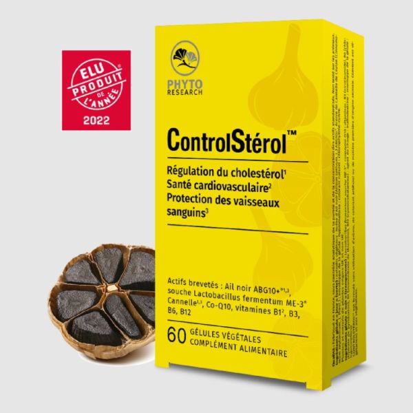 CONTROLSTEROL 60 Gélules - Régulation du Cholestérol, Santé Cardiovasculaire