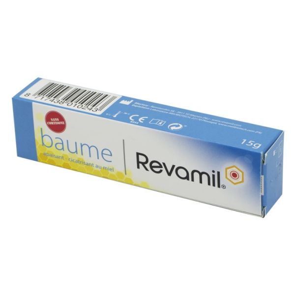 REVAMIL 15g - Baume Apaisant Cicatrisant au Miel Médical Pur 25%