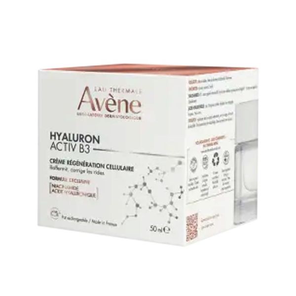 AVENE HYALURON ACTIV B3 Crème Régénération Cellulaire 50ml - Rides, Ridules, Teint Terne