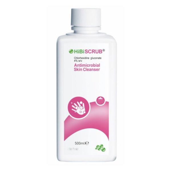 Hibiscrub 4 %, solution moussante - Flacon 500 ml