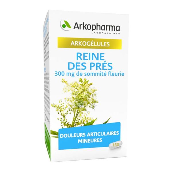 ARKOGELULES Reine des Prés 300mg de Sommité Fleurie - Bte/150 - Douleurs Articulaires Mineures