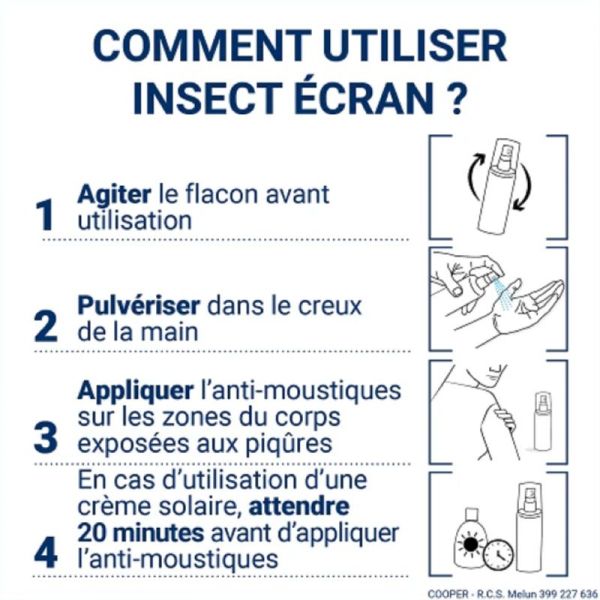 INSECT ECRAN Spécial Tropiques 75ml - Répulsif Peau Dès 24 Mois