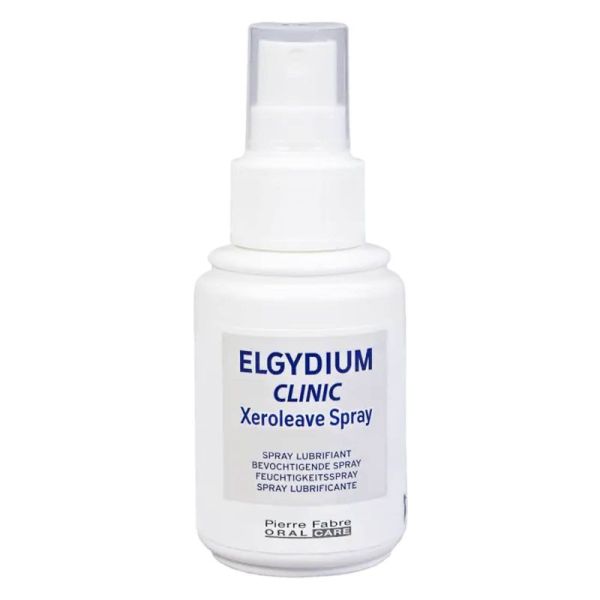 ELGYDIUM CLINIC Xeroleave Spray 70ml - Sécheresse Buccale, Xérostomie, Hyposialie, Asialie
