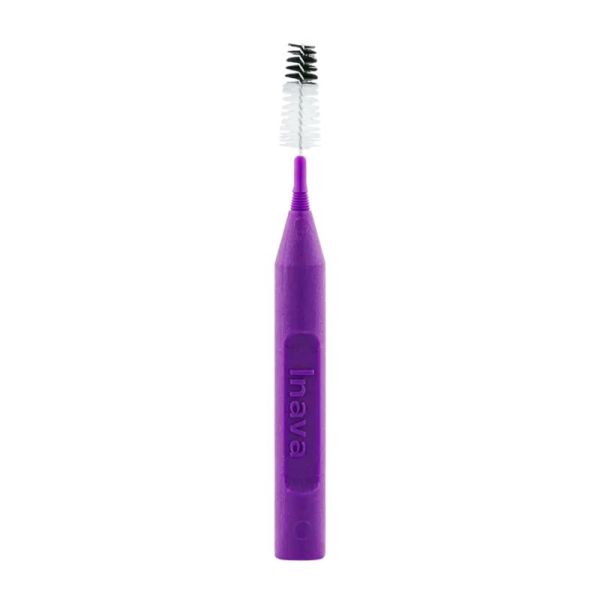 INAVA Brossettes MONO COMPACT Violettes 1.8mm ISO5 - Espaces Interdentaires Larges - Bte/4