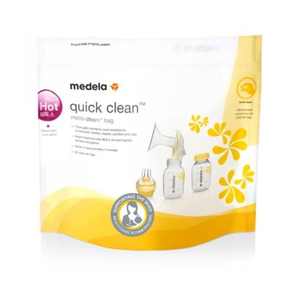 Medela Quick Clean 5 Sachets pour Micro-Ondes