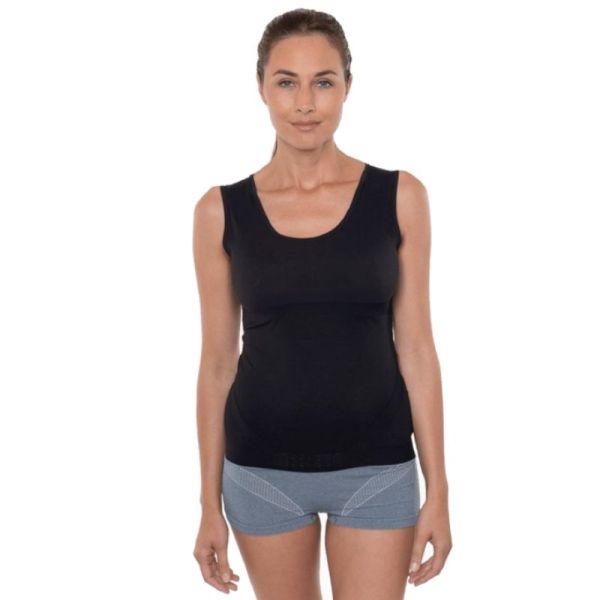 PERCKO LYNE UP Femme Noir - T-shirt Correcteur de Posture