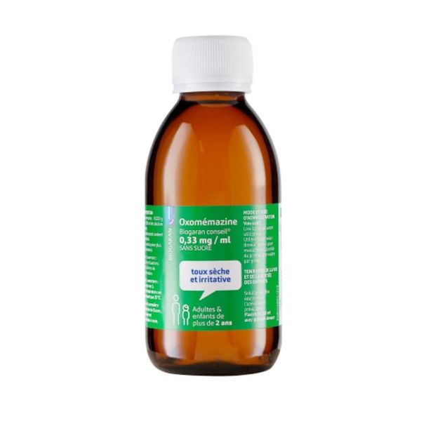 Oxomémazine Biogaran Conseil sirop sans sucre - 150 ml