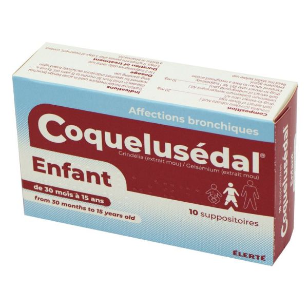 Coquelusédal Enfant 10 suppositoires