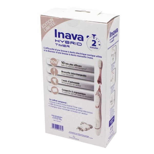 INAVA HYBRID TIMER 2 Minutes - Brosse à Dents Electrique Sonique