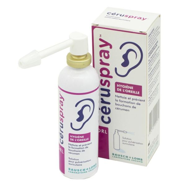 CERUSPRAY 50ml - Hygiène de l' Oreille et du Conduit Auditif, Formation du Cérumen