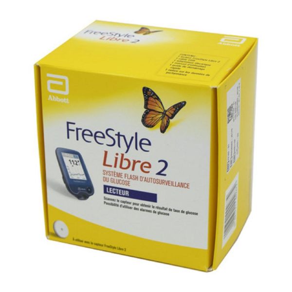 FREESTYLE LIBRE 2 Lecteur de Glycémie - Système Flash d' Autosurveillance du Glucose - Bte/1 Unité