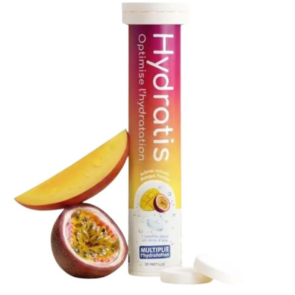 Hydratis Hydratation - Mangue Passion - 20 Pastilles Effervescentes