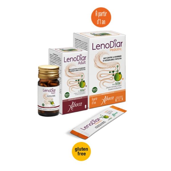 LENODIAR PEDIATRIC 12 Sachets - Diarrhée et Rééquilibre de l' Intestin