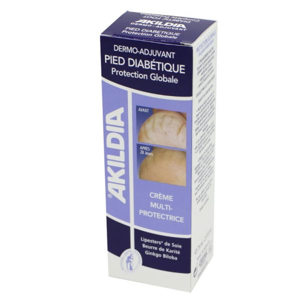 ALKIDIA Crème Multi Protectrice 75ml - Pied Fragilisé, Pied Diabétique