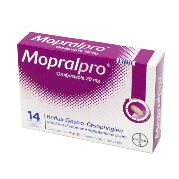 Mopralpro 20 mg, 14 comprimés