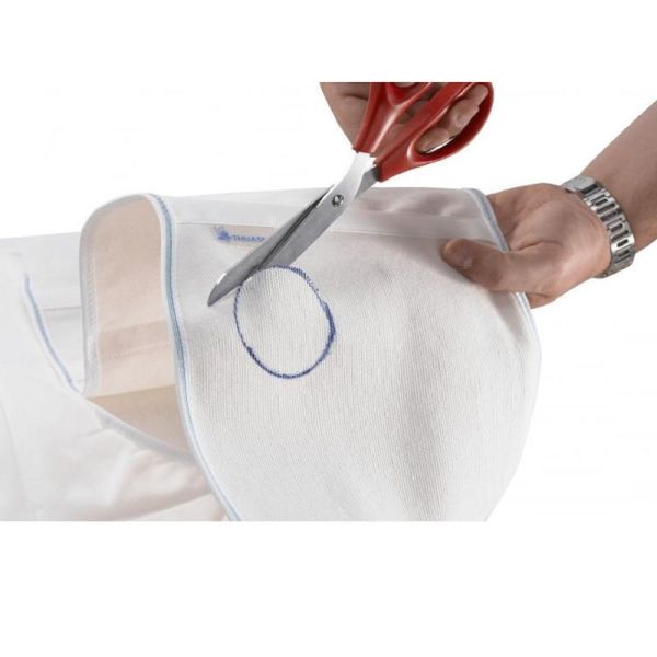 THUASNE Stomex - Ceinture de Soutien Abdominal pour Patient avec Stomie - Plastron en Tissu Indémaillable