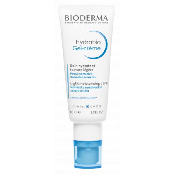 BIODERMA Hydrabio Gel Crème - Soin Hydratant Texture Légère - Peaux Sensibles Déshydratées Normales