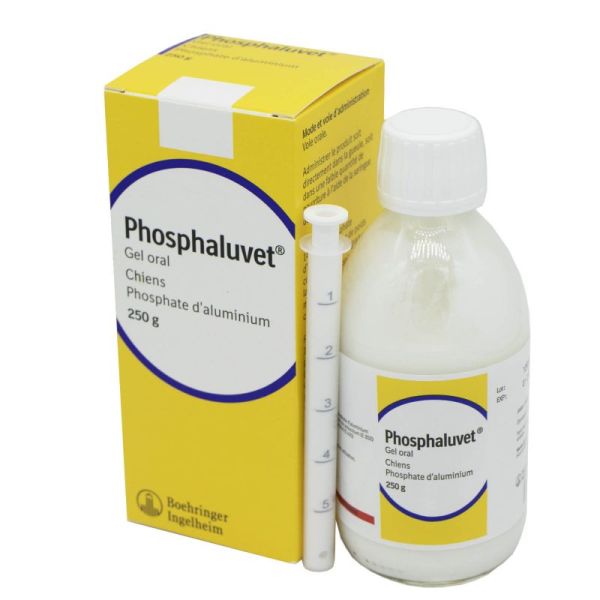 PHOSPHALUVET Gel Oral Chiens 250g - Pansement Gastrique