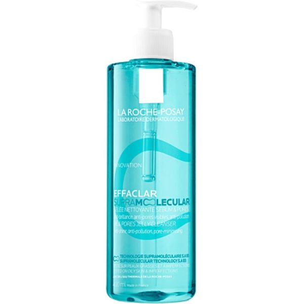 EFFACLAR - supramolecular - gelee nettoyante sebum & pores - 400 ml