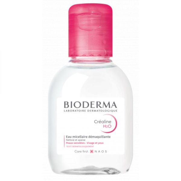 BIODERMA CREALINE H2O 100ml Solution Eau Micellaire Démaquillante sans Rinçage - Peau Sensible