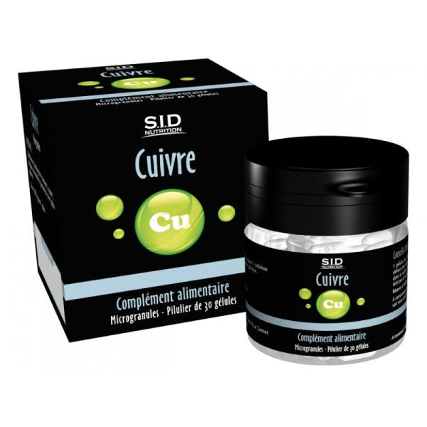 OLIGOCLASSICS Cuivre 30 Gélules - Système Immunitaire et Nerveux, Stress Oxydatif