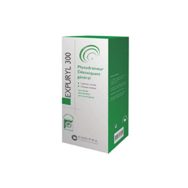 EXPURYL 300ml - Complément Alimentaire Phytodraîneur, Détoxifiant Général, Minceur, Circulation