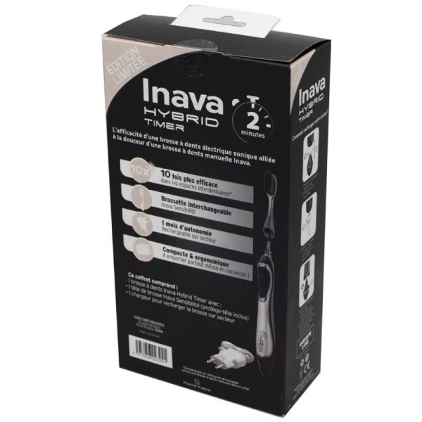 INAVA HYBRID TIMER 2 Minutes - Brosse à Dents Electrique Sonique