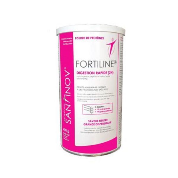FORTILINE Digestion Rapide 2 Heures 400g - Poudre de Protéines - Dénutrition
