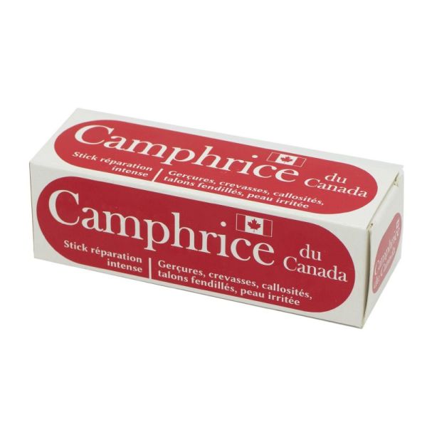 Camphrice du Canada 25g - Stick Réparation Intense - Peau Irritée, Crevasses, Démangeaisons
