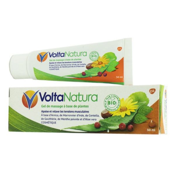 VOLTANATURA BIO 50ml - Gel de Massage à Base de 6 Plantes