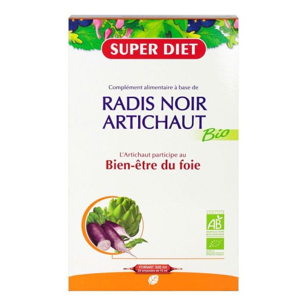 Radis noir artichaut bio 20x15ml