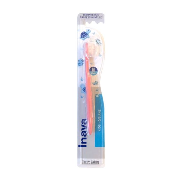 INAVA KIDS Brosse à Dents 0 à 6 ans - Brossage et Soins - Brins Souples 15/100 - B/1