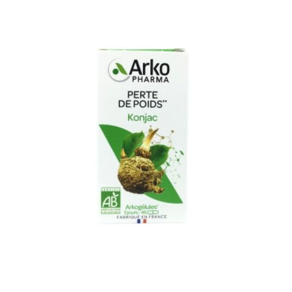 ARKOGELULES BIO Konjac 3000mg de Glucomannane - Bte/45 - Perte de Poids