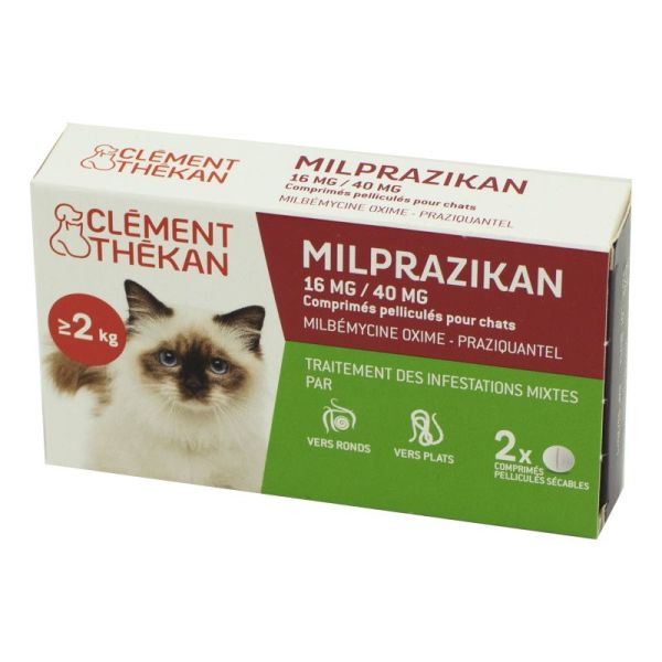 Milprazon Vermifuge pour chat (2-8 kg) 