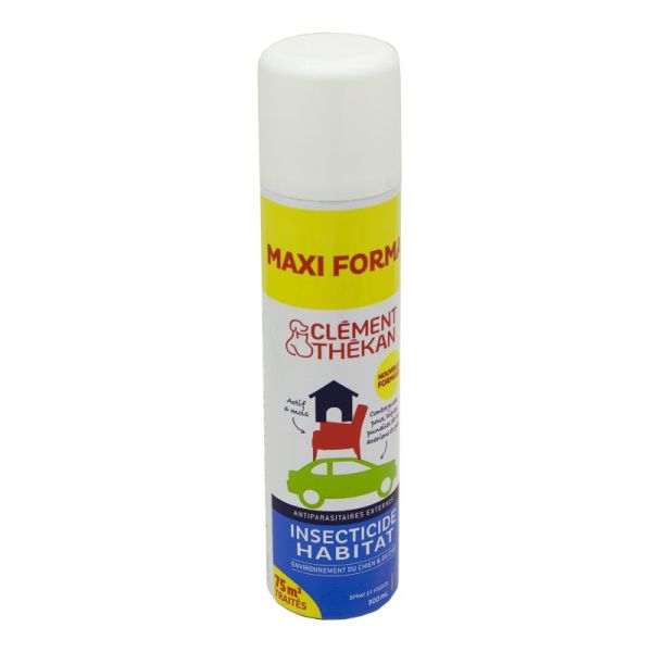 CLEMENT THEKAN Insecticide Habitat Maxi Format Spray et Fogger 300ml - Antiparasitaire Externe