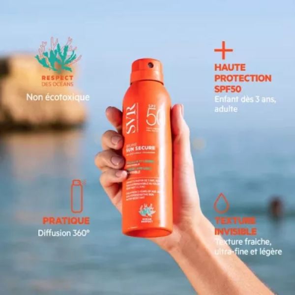 SVR Brume fraiche et légère  Sun Secure SPF50