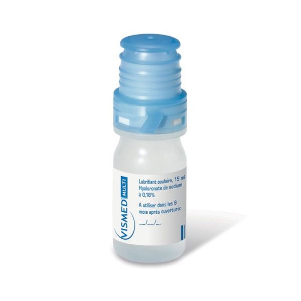 VISMED MULTI 15ml - Lubrifiant Oculaire pour Sécheresse Oculaire Modérée à Sévère