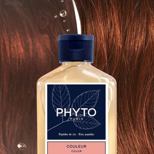 PHYTO COULEUR Shampooing Anti Dégorgement 250ml - Cheveux Colorés, Méchés