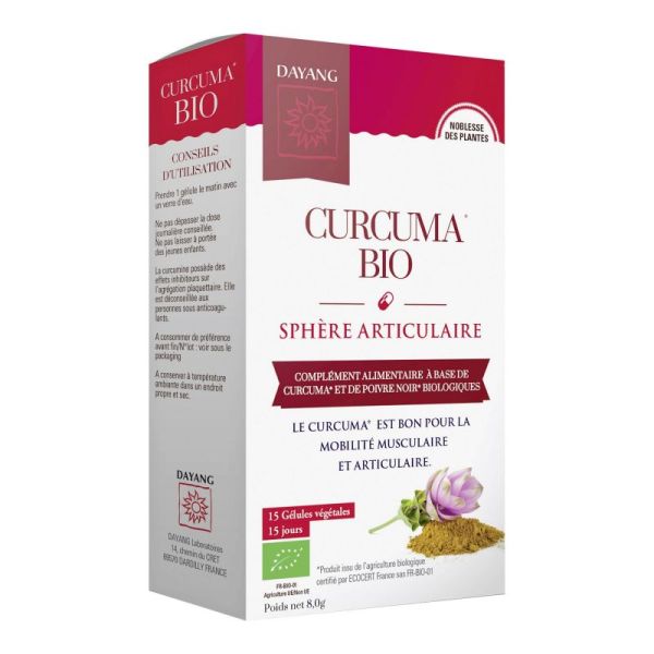 Böö - Curcuma en Gélules  Complément Alimentaire Bio