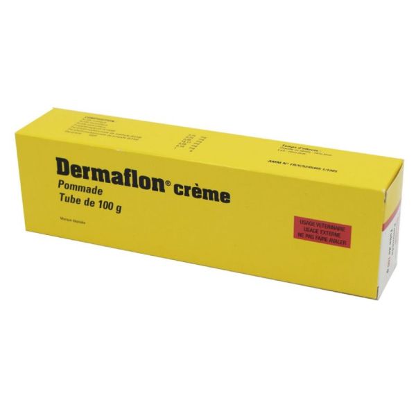 DERMAFLON Crème 100g - Pommade Cicatrisante Toutes Espèces