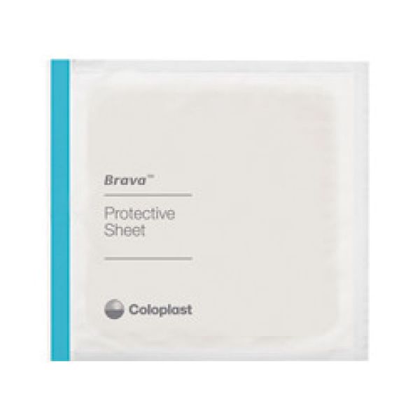 COLOPLAST BRAVA Plaque de Protection Cutanée 15 x 15 cm - Protection de la Peau Péristomiale (Colost