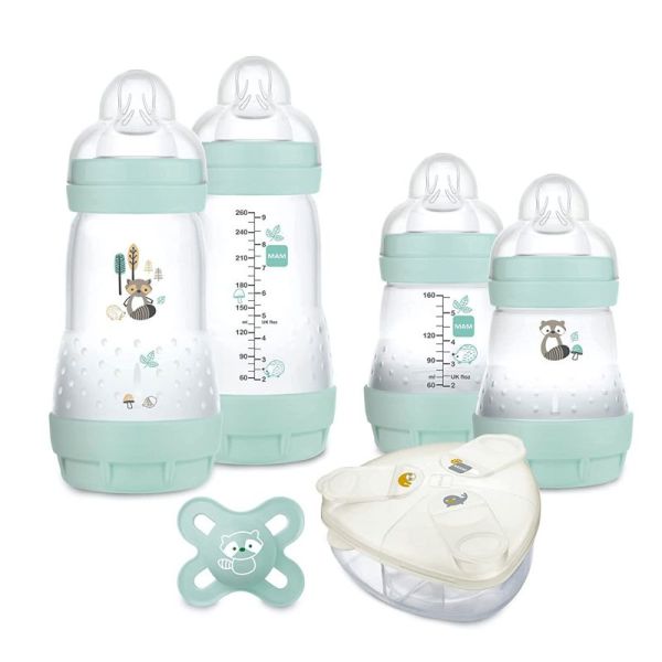 MAM Mon Coffret Naissance Easy Start  Aqua - 0 à 6 Mois - Gamme Nature