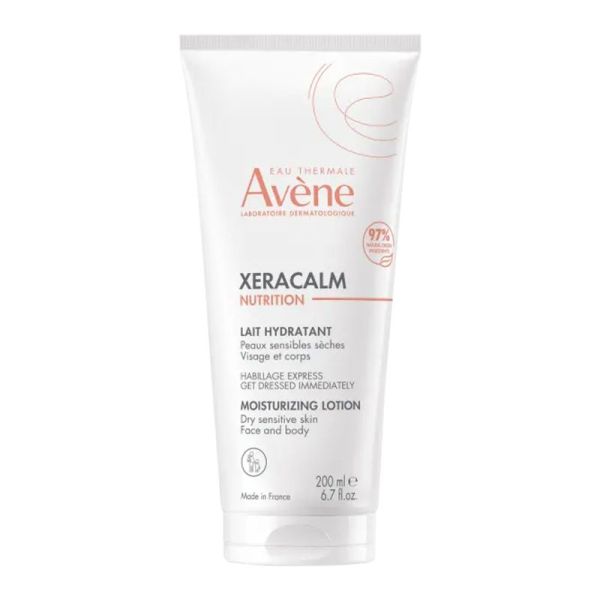 AVENE Xeracalm Nutrition Lait Hydratant 200ml - Peaux Sensibles Sèches à très Sèches - Tiraillements, Démangeaisons