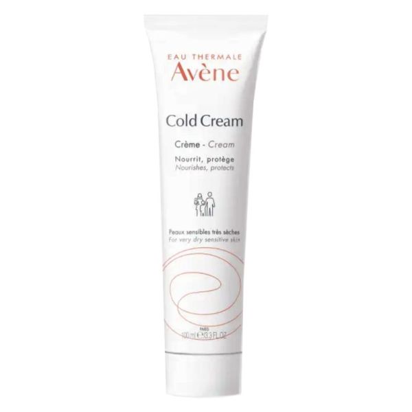 AVENE COLD CREAM Crème Visage 100ml - Peaux Sensibles Sèches à très Sèches