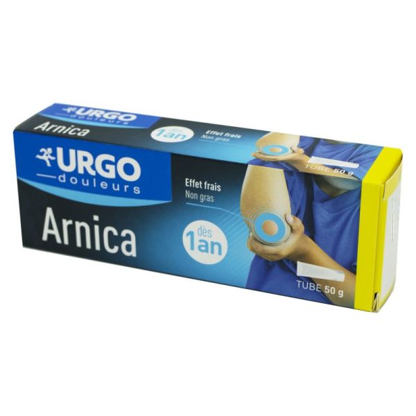 URGO ARNICA 50g - Gel Effet Frais dès 1 An - Coups, Bleus, Bosses, Contusions