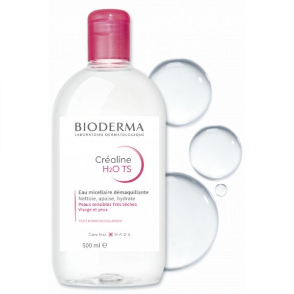 Bioderma Créaline H2O TS Eau Micellaire Démaquillante - 500 ml - INCI Beauty