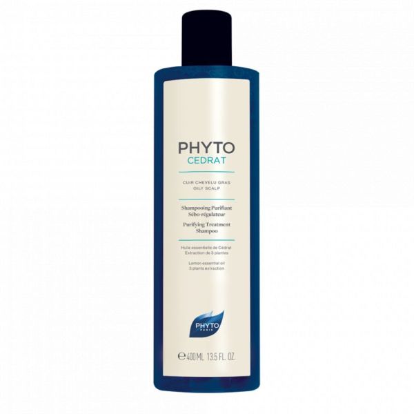 PHYTOCEDRAT Shampooing Purifiant Sébo Régulateur - Cuir Chevelu Gras - 400ml