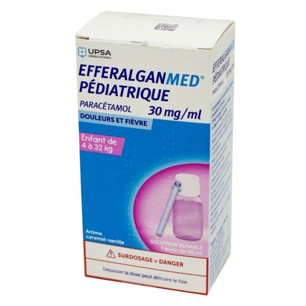 Efferalganmed Pédiatrique Paracétamol, solution buvable - 90 ml
