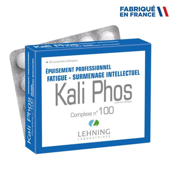 Lehning Kali Phos N°100 complexe Surmenage intellectuel  - 60 comprimés