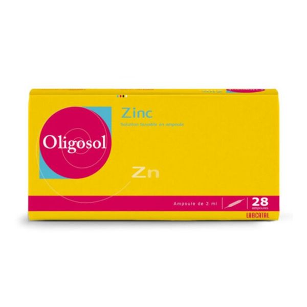 Oligosol Zinc, solution buvable - 28 ampoules 2ml